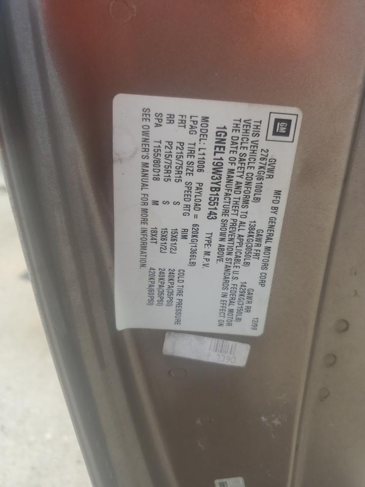 2000 CHEVROLET Astro