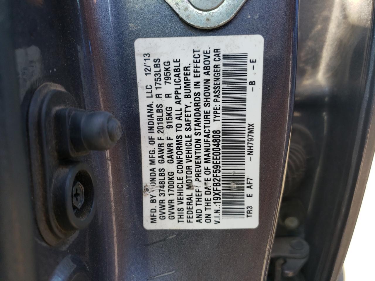 2014 HONDA CIVIC