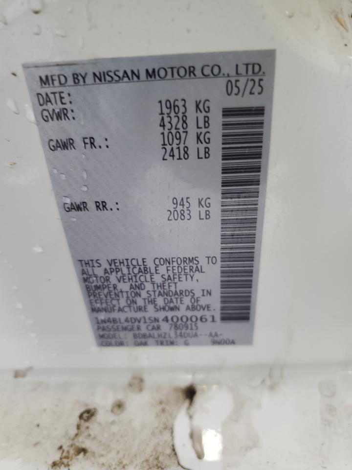 2025 NISSAN ALTIMA