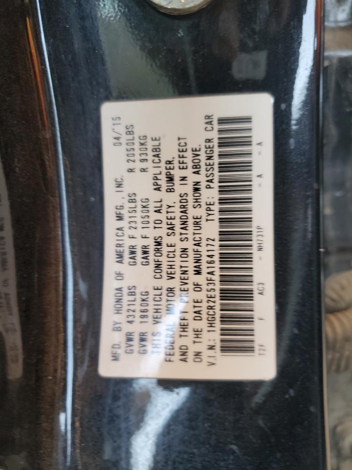 2015 HONDA ACCORD
