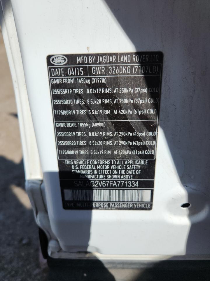 2015 LAND ROVER LR4