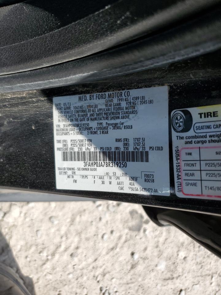 2011 FORD FUSION