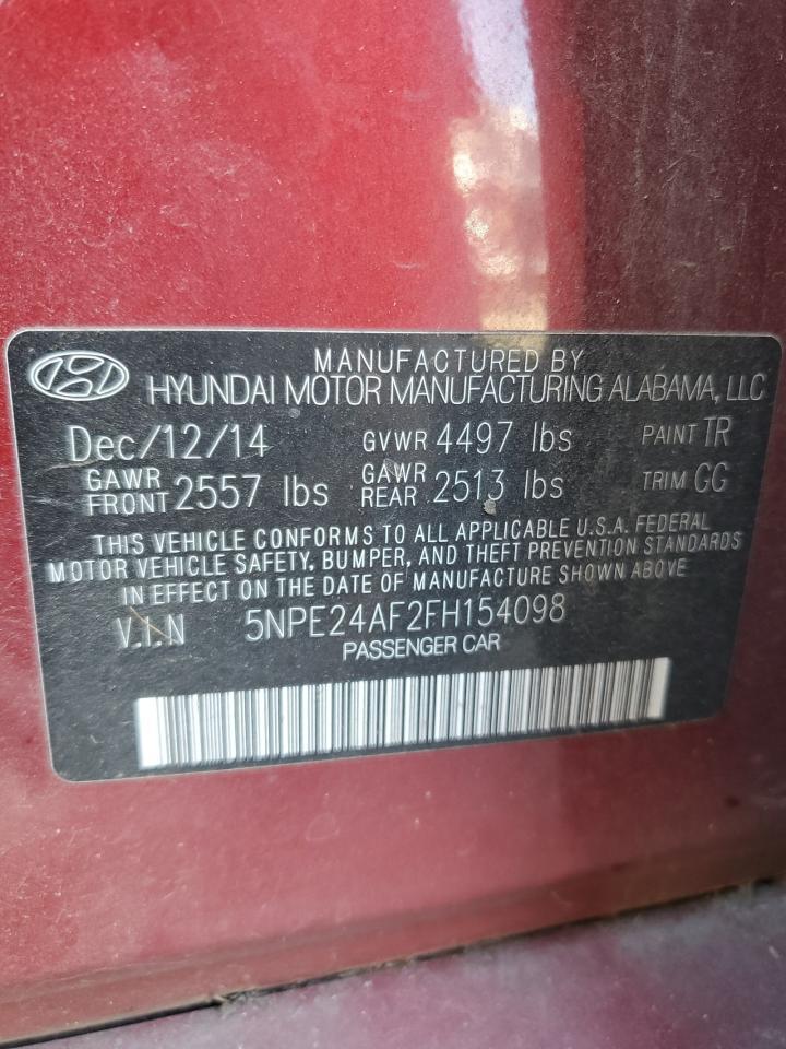 2015 HYUNDAI SONATA