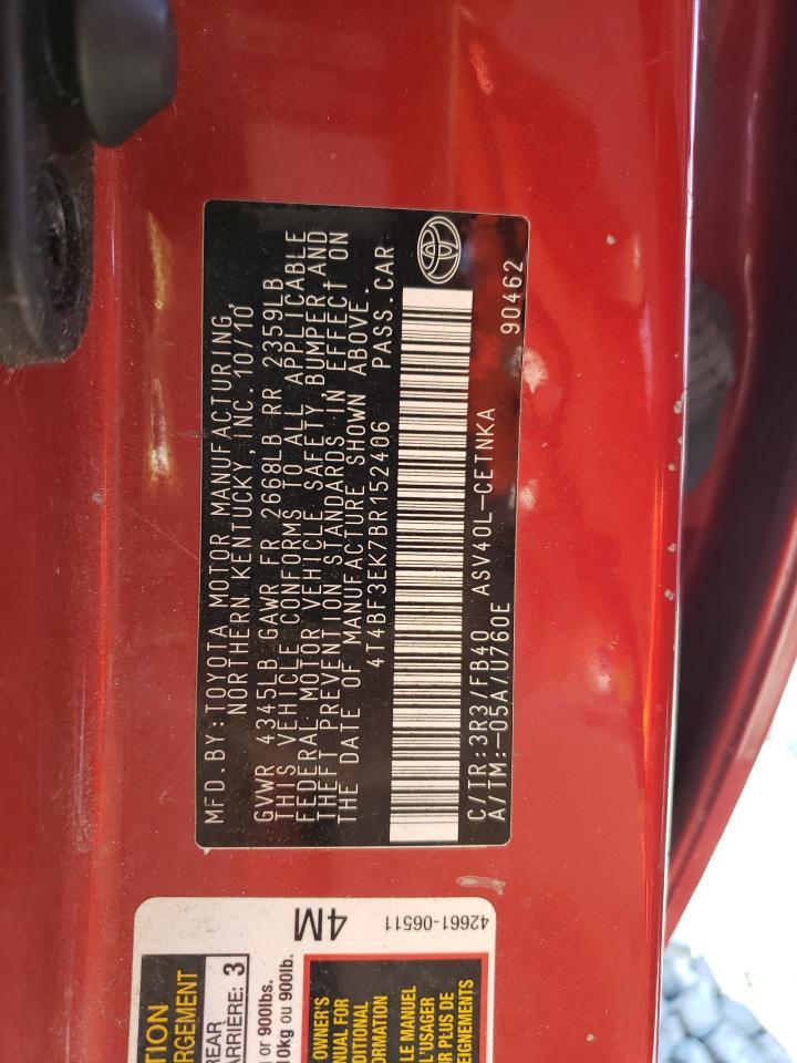 2011 TOYOTA CAMRY