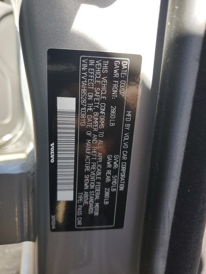 2007 VOLVO S80