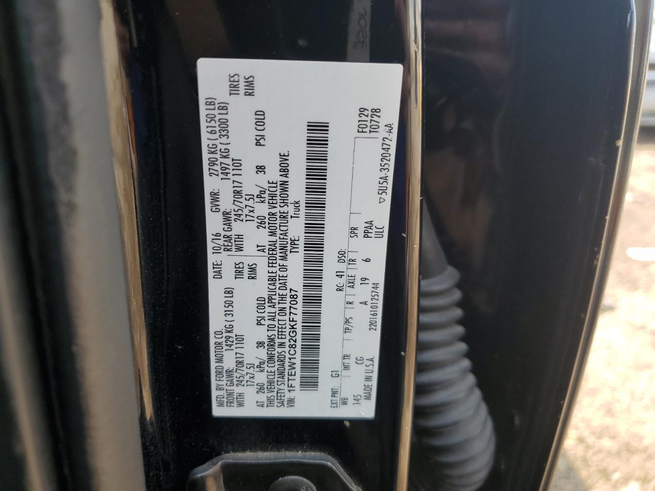 2016 FORD F-150