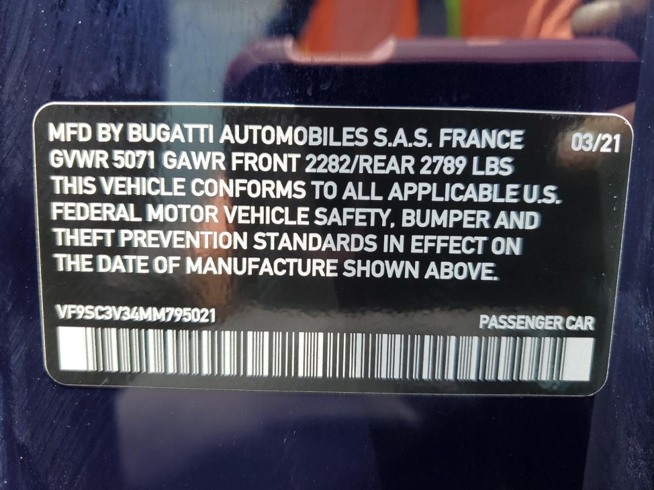 2021 Bugatti Chiron