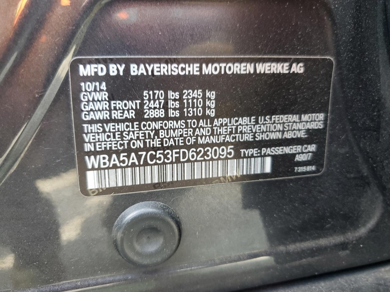 2015 BMW 5 series