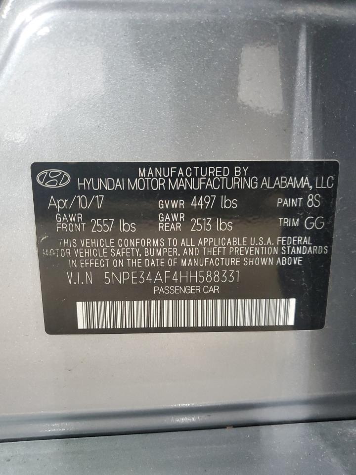 2017 HYUNDAI SONATA