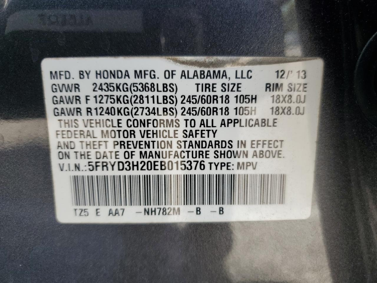 2014 ACURA MDX