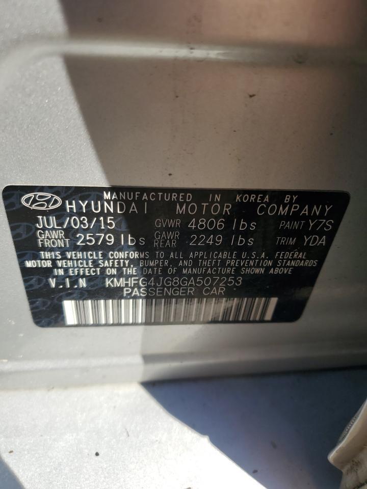 2016 HYUNDAI Azera