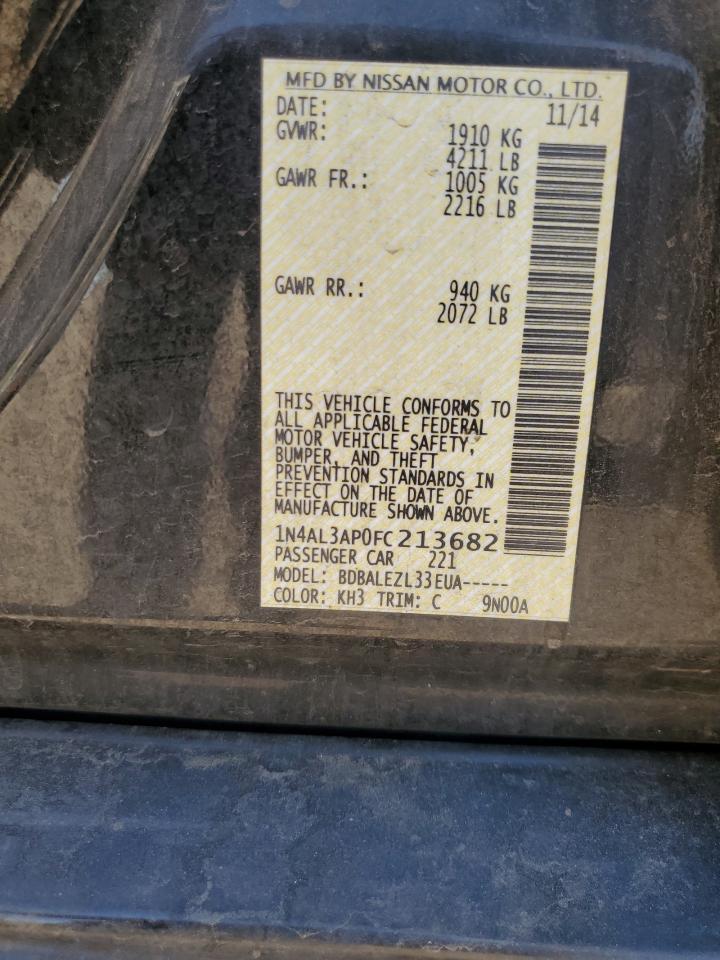 2015 NISSAN ALTIMA