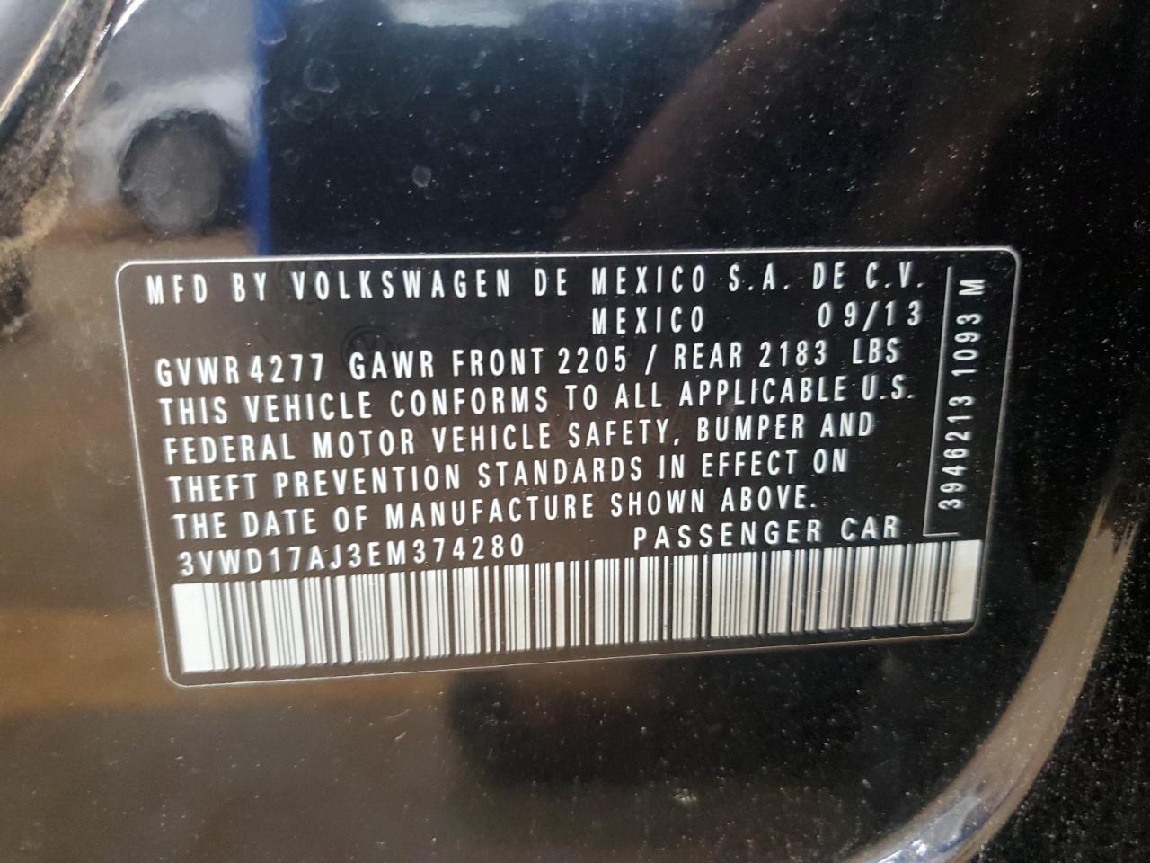 2014 VOLKSWAGEN JETTA