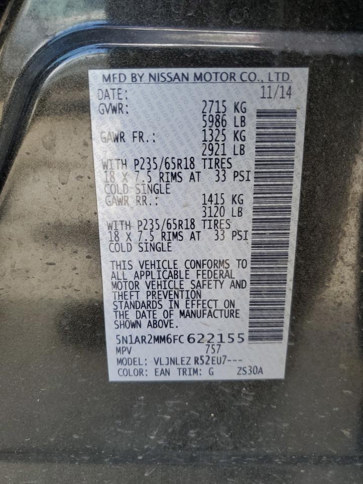 2015 NISSAN PATHFINDER