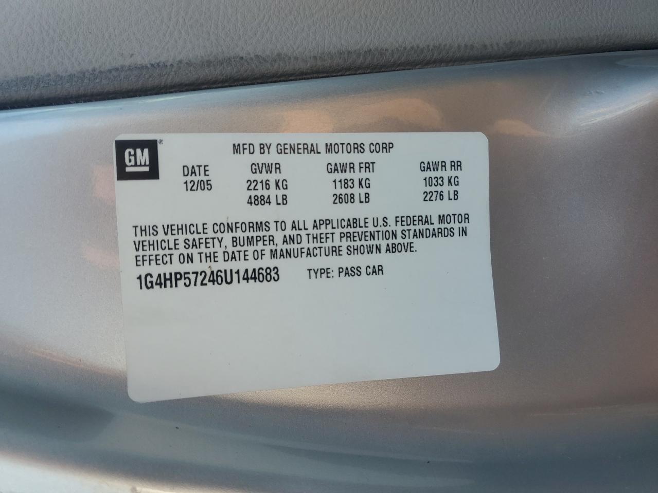 2006 BUICK Lucerne