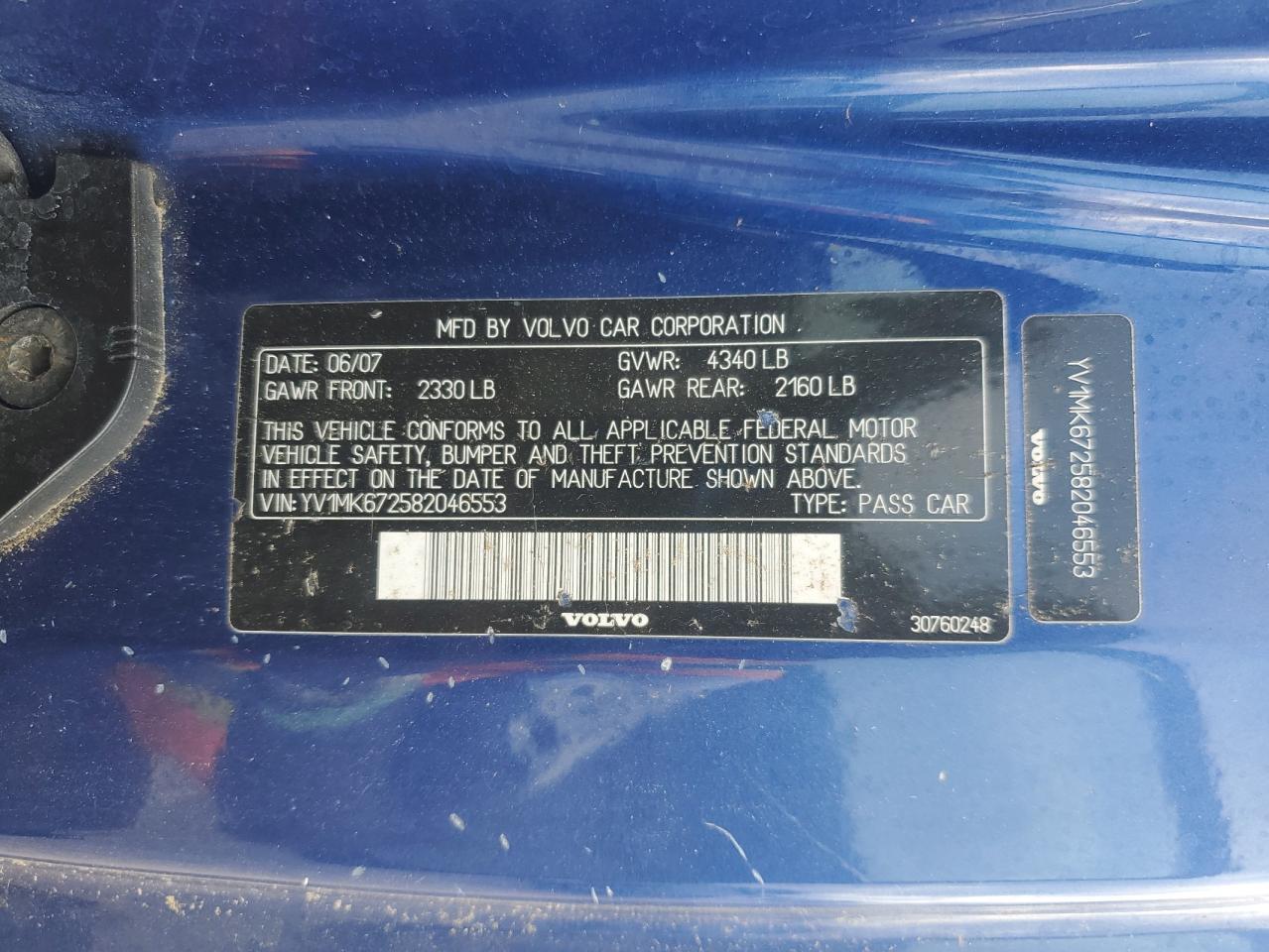 2008 VOLVO C30