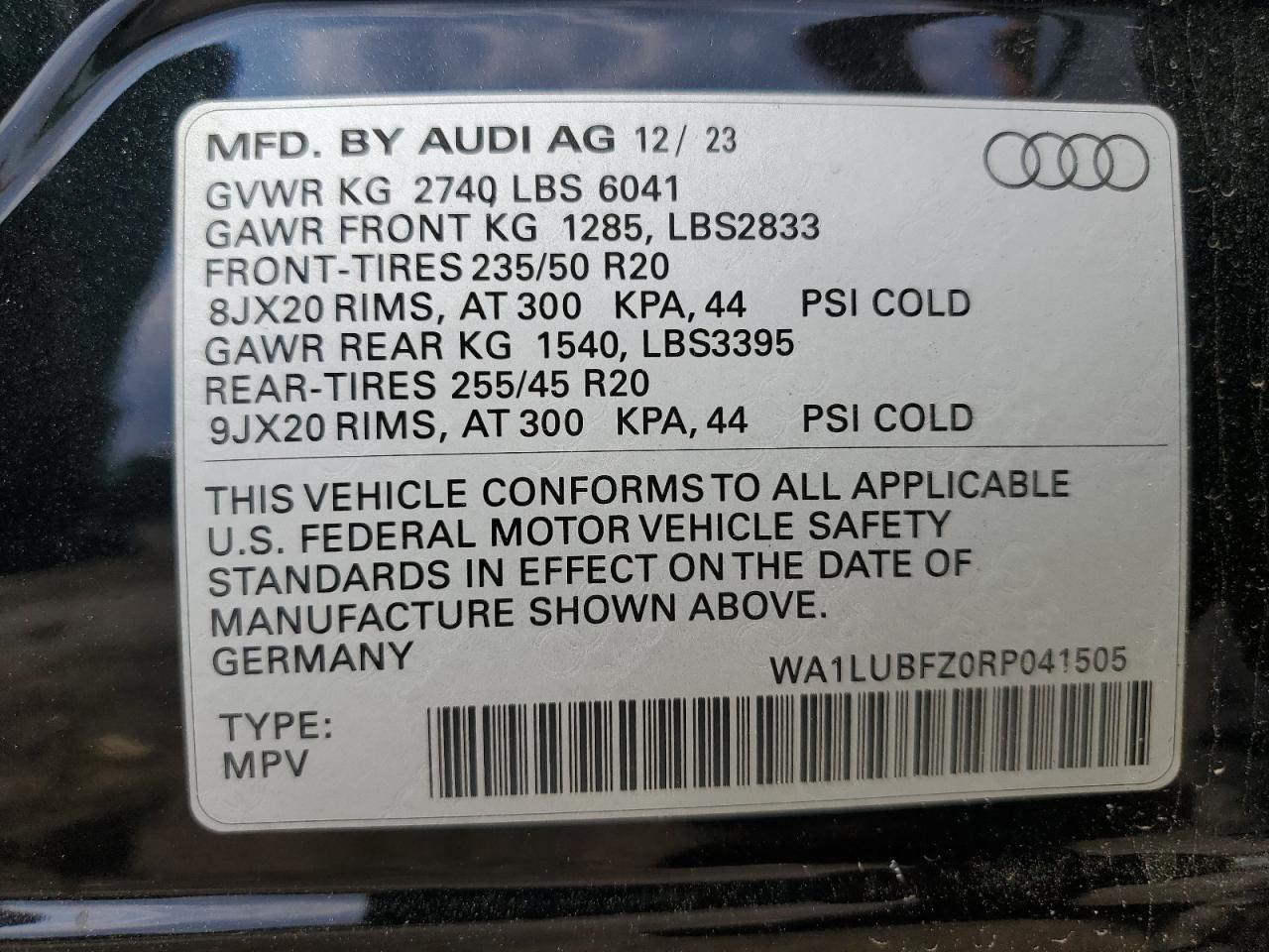 2024 AUDI Q4 e-tron