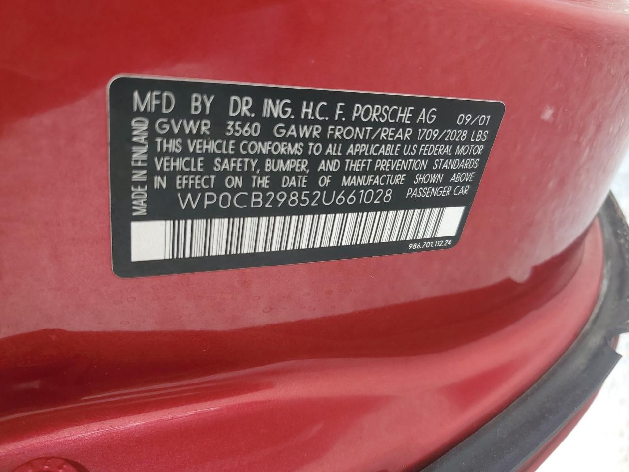 2002 PORSCHE Boxster