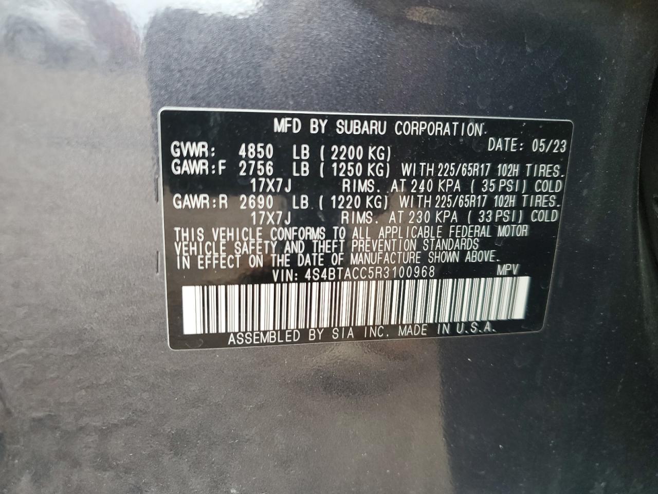 2024 SUBARU Outback
