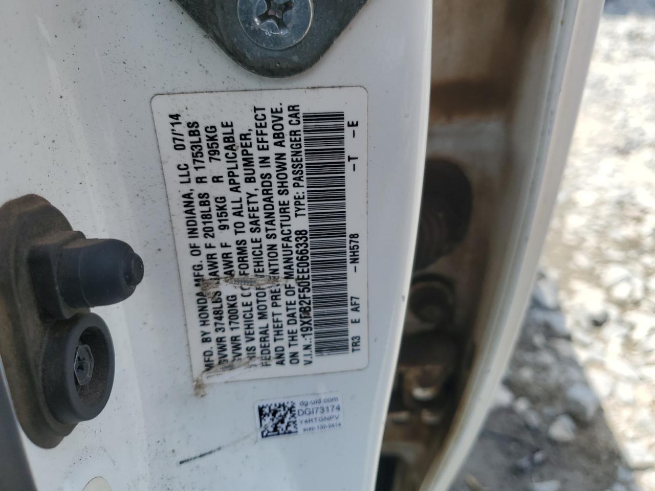2014 HONDA CIVIC