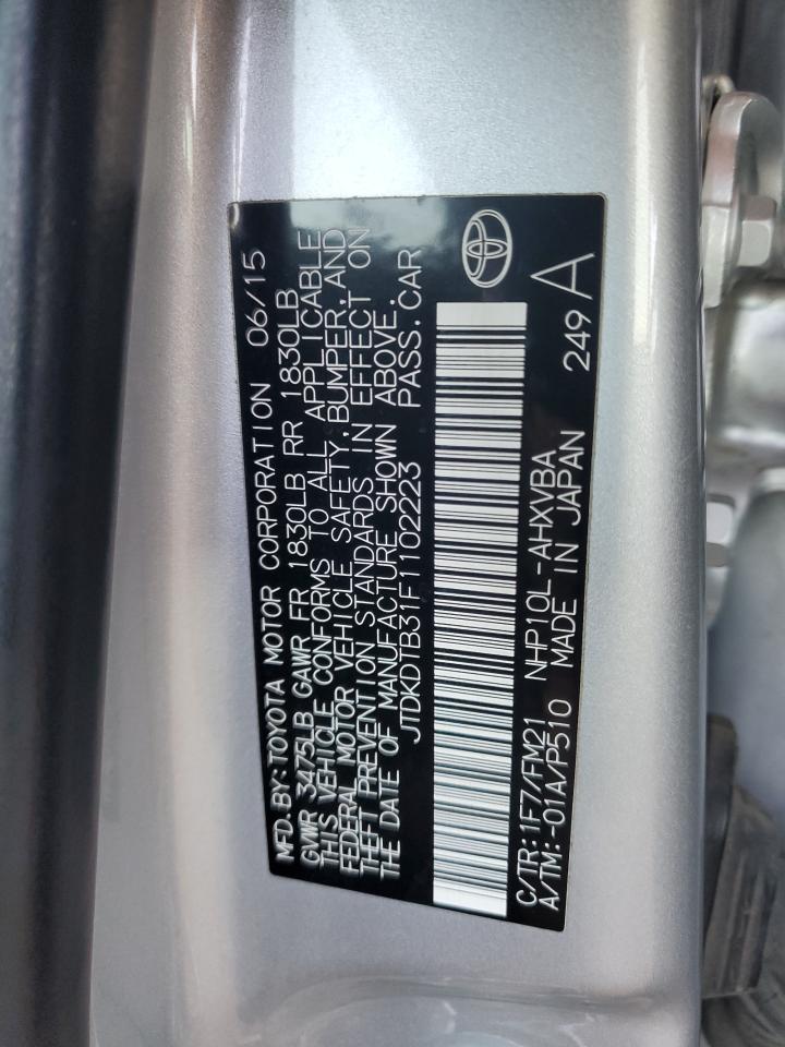 2015 TOYOTA Prius c