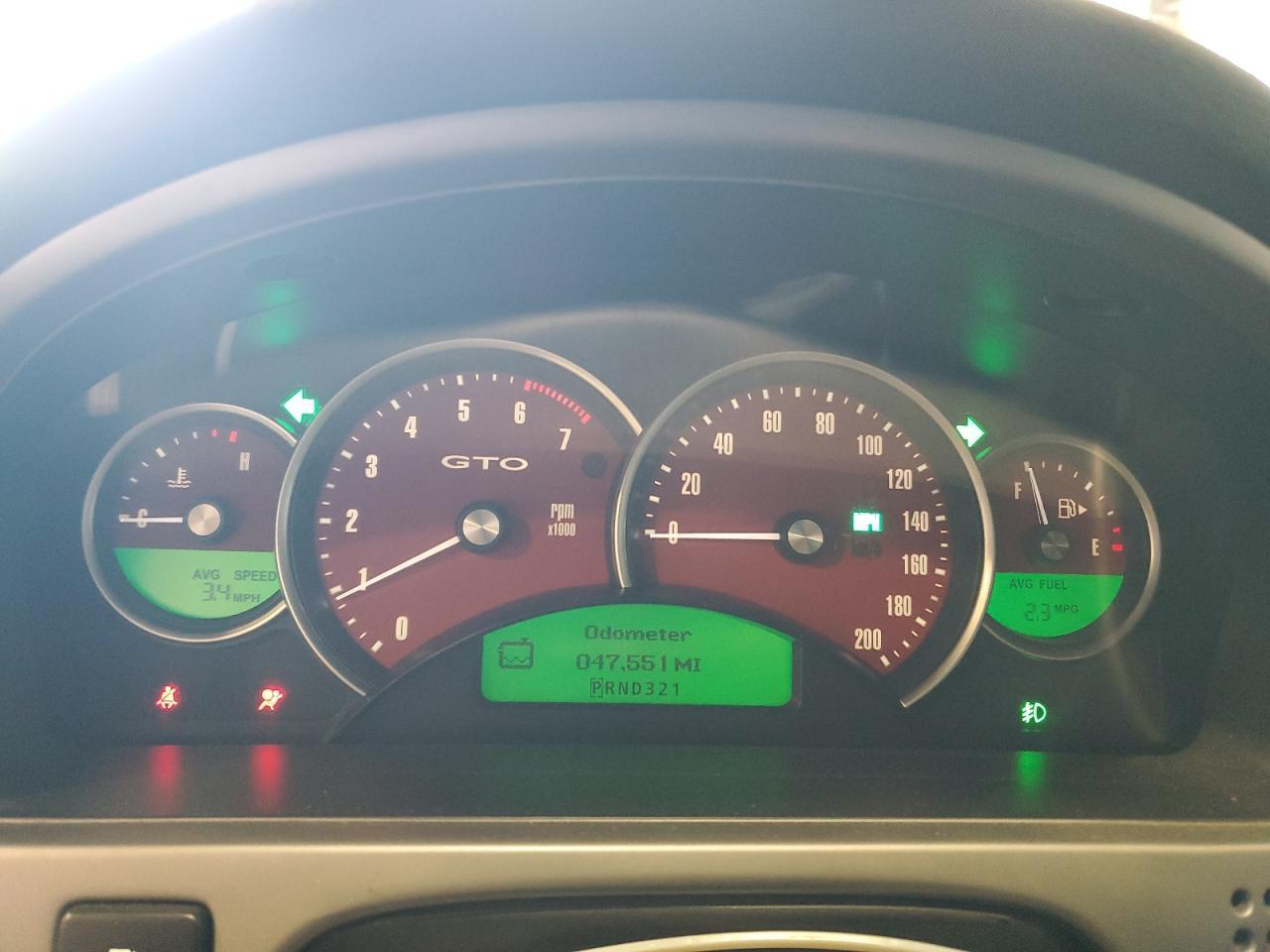 2004 PONTIAC Gto