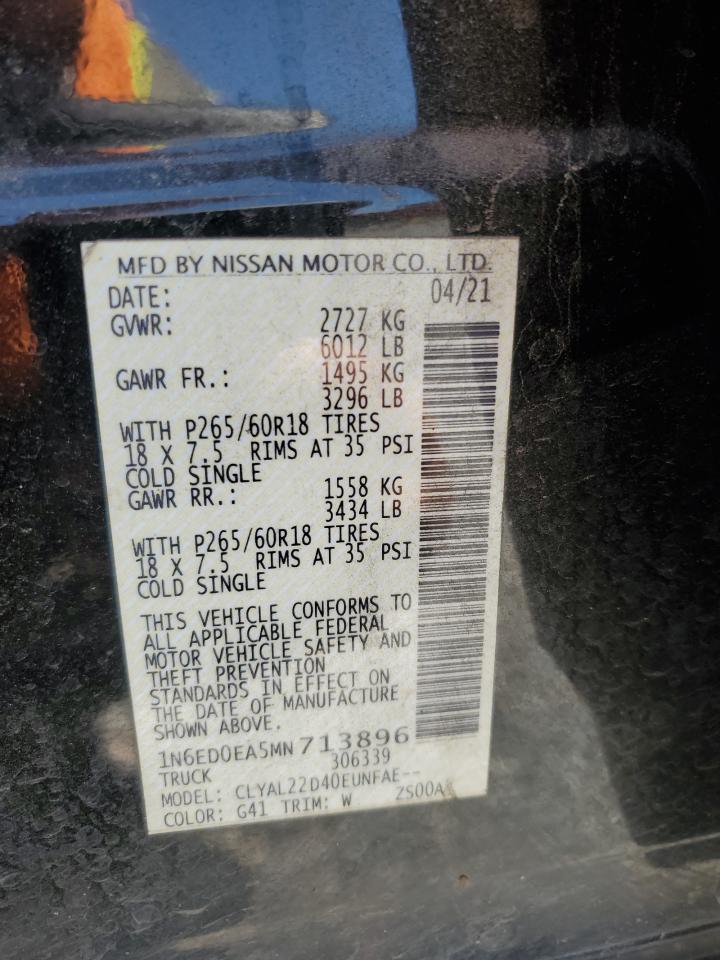 2021 NISSAN Frontier