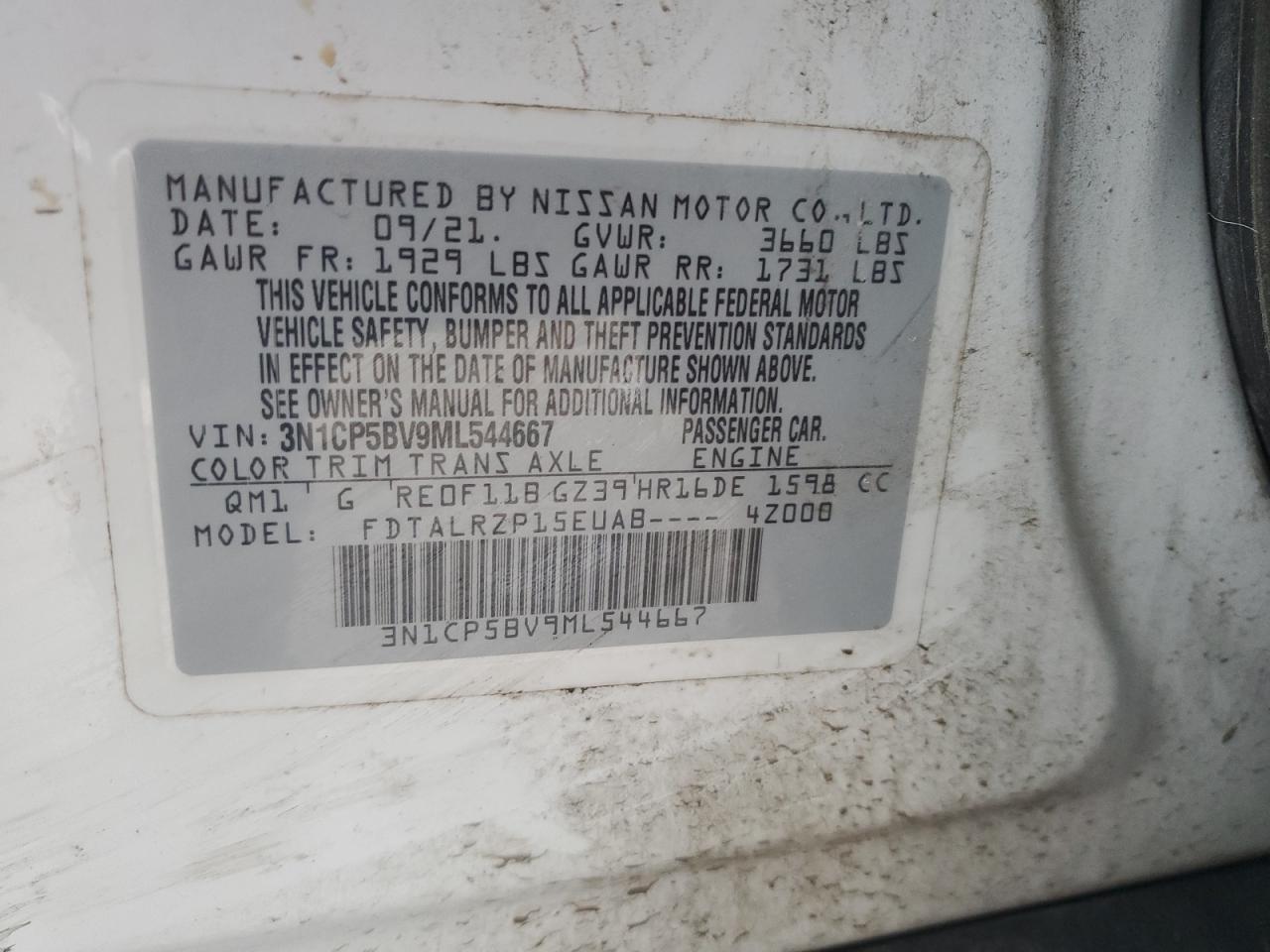 2021 NISSAN KICKS