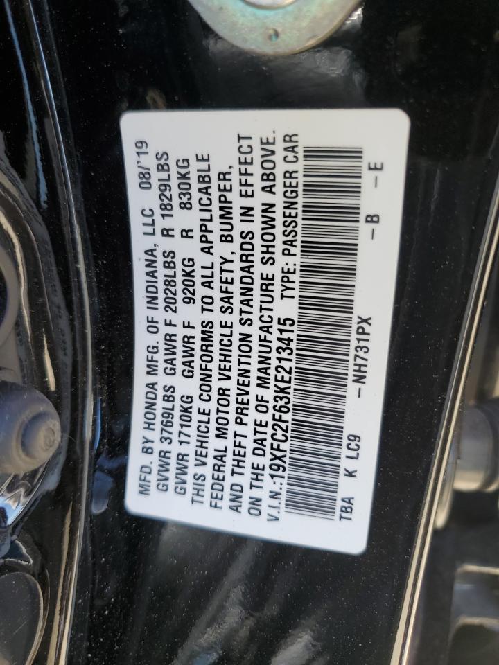 2019 HONDA CIVIC