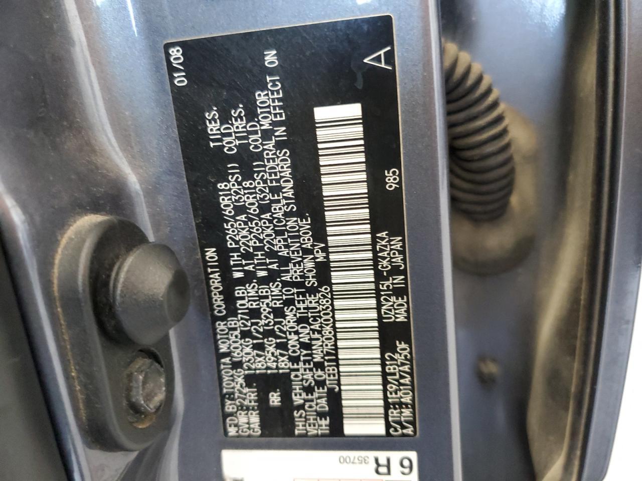 2008 TOYOTA 4Runner