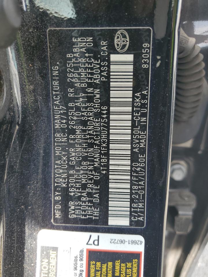 2017 TOYOTA CAMRY
