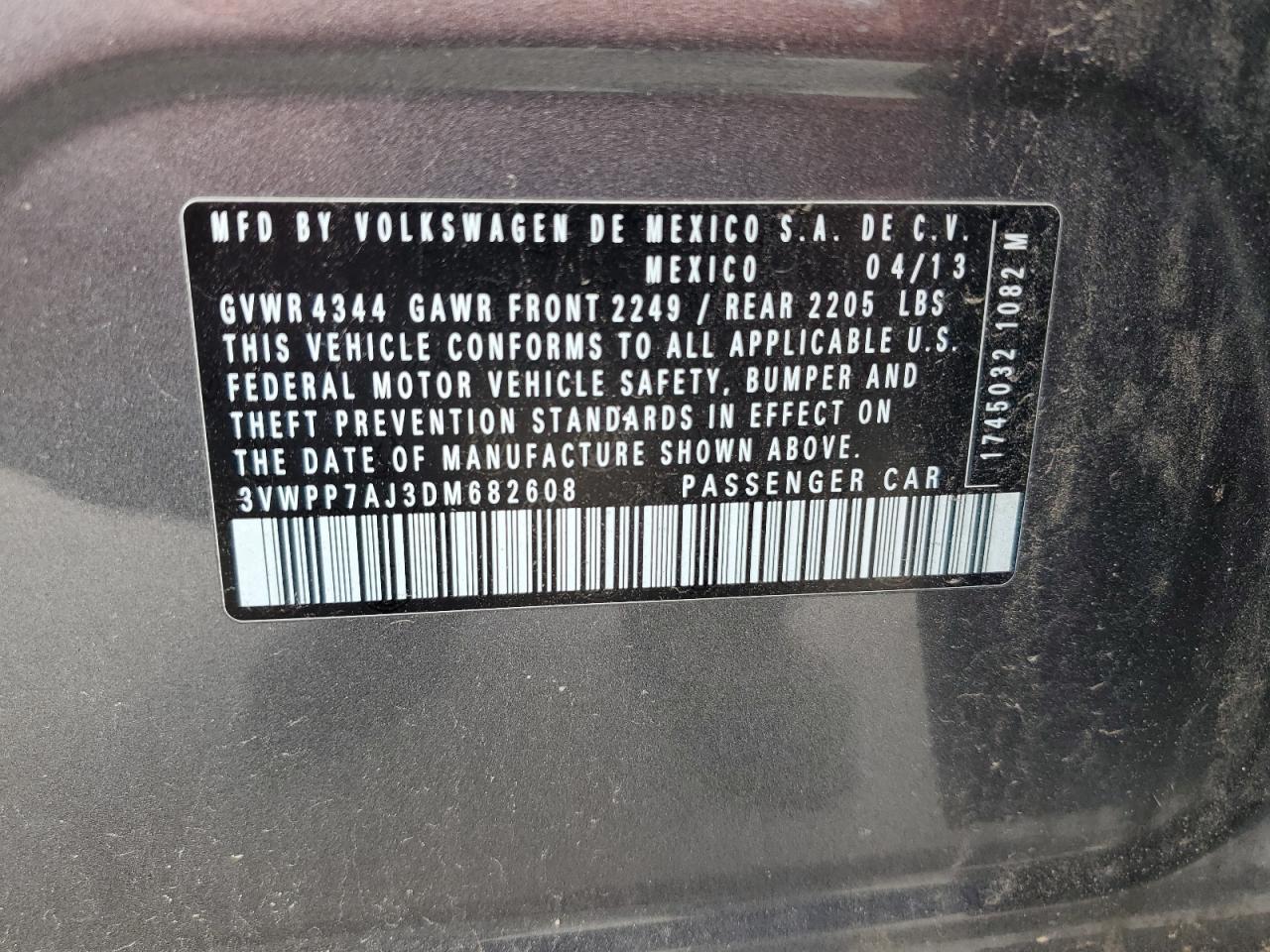 2013 VOLKSWAGEN JETTA