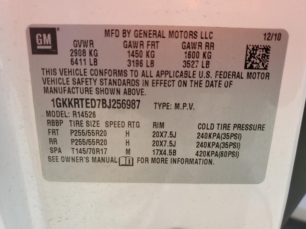 2011 GMC ACADIA