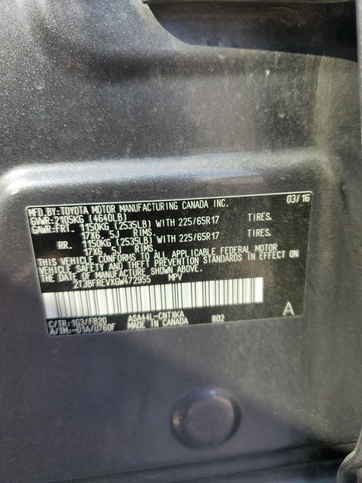 2016 TOYOTA RAV4