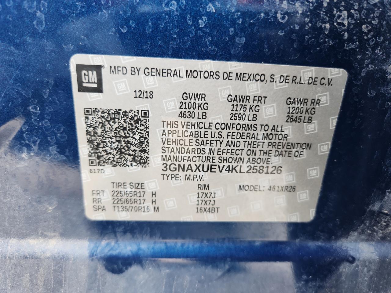 2019 CHEVROLET EQUINOX
