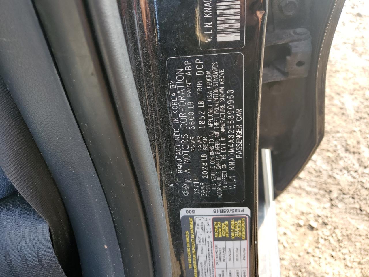 2014 KIA RIO