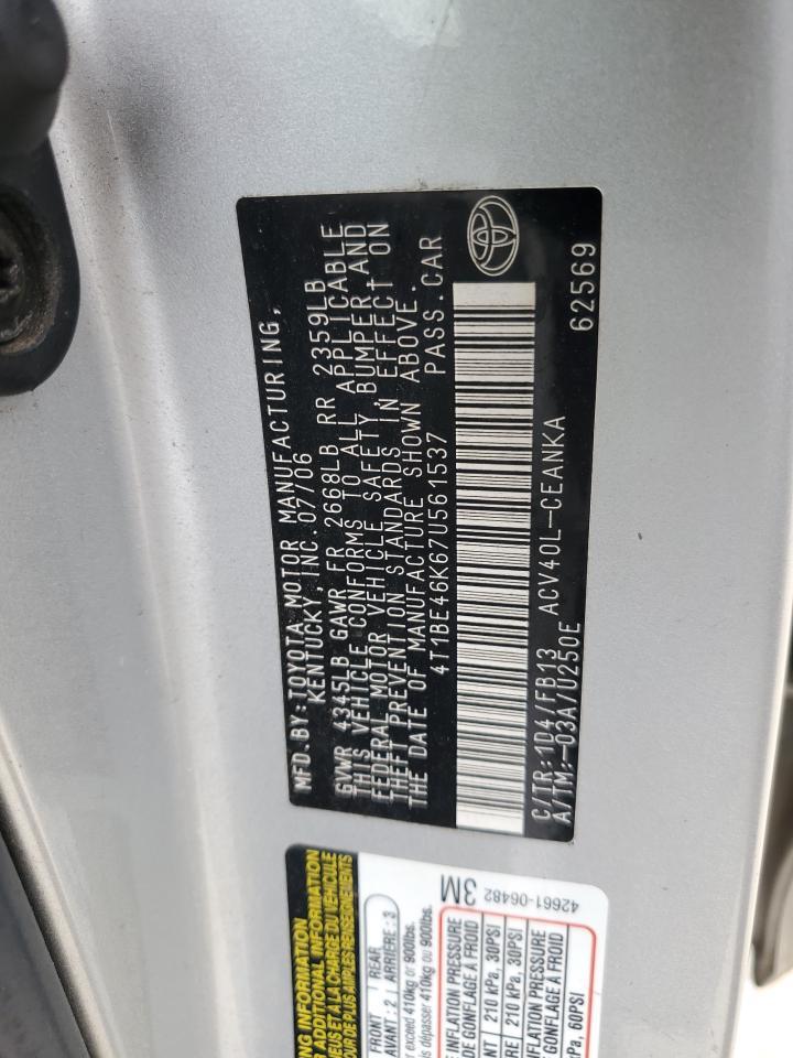 2007 TOYOTA CAMRY