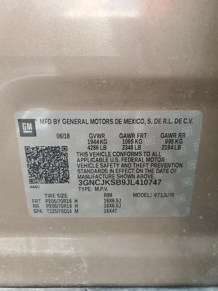 2018 CHEVROLET TRAX