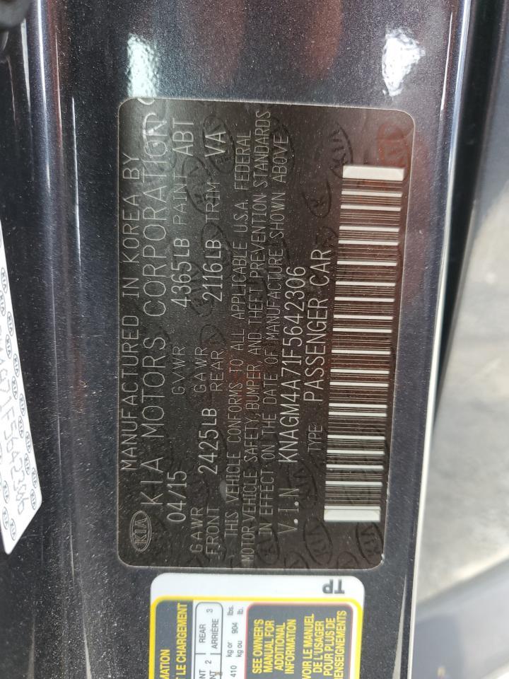 2015 KIA OPTIMA