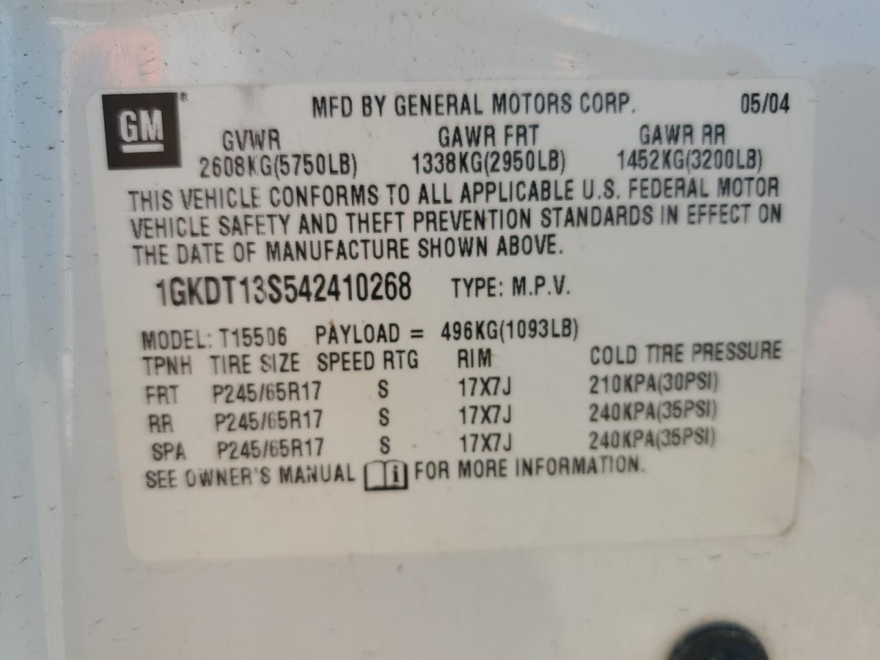 2004 GMC Envoy