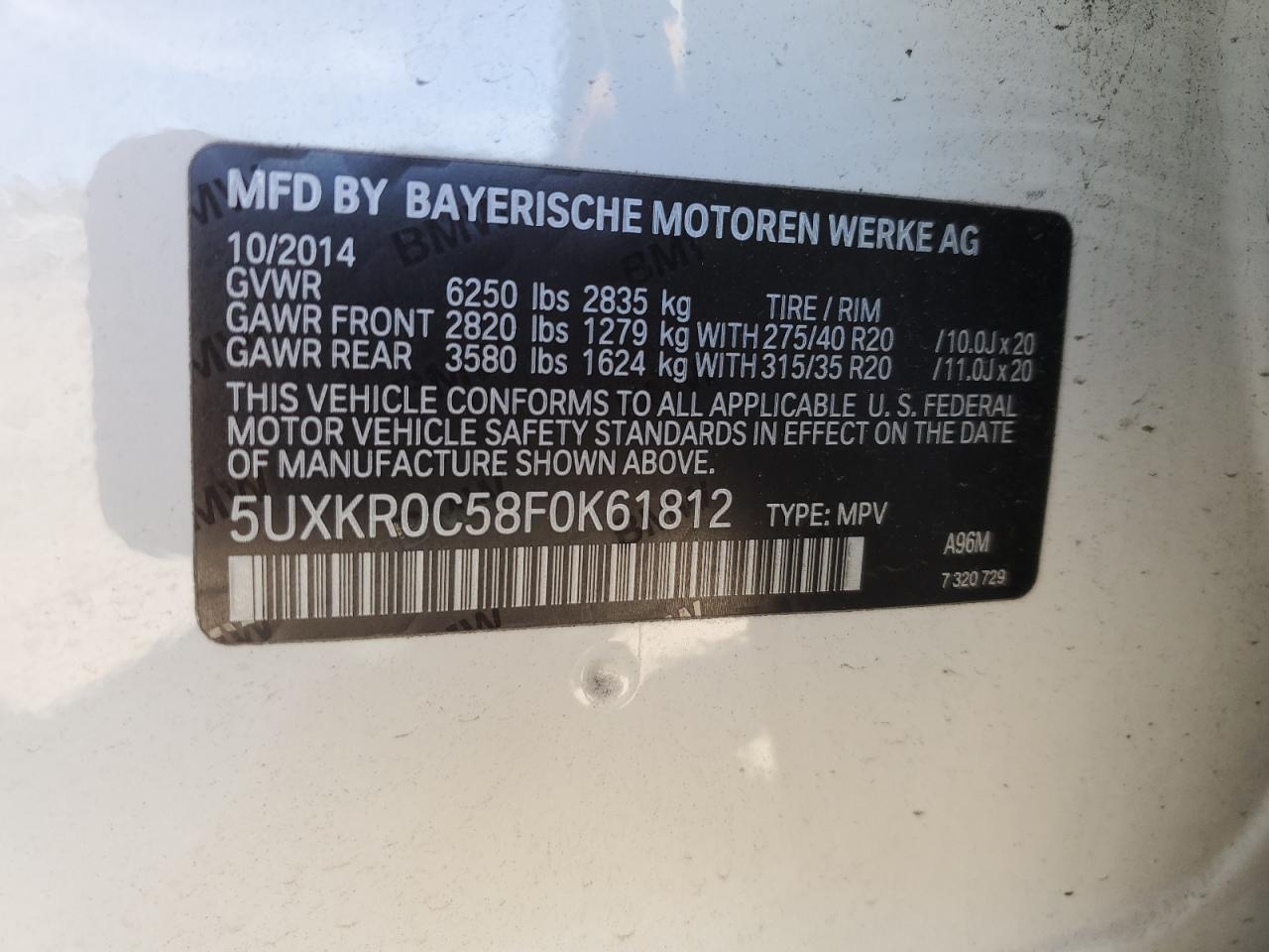 2015 BMW X5
