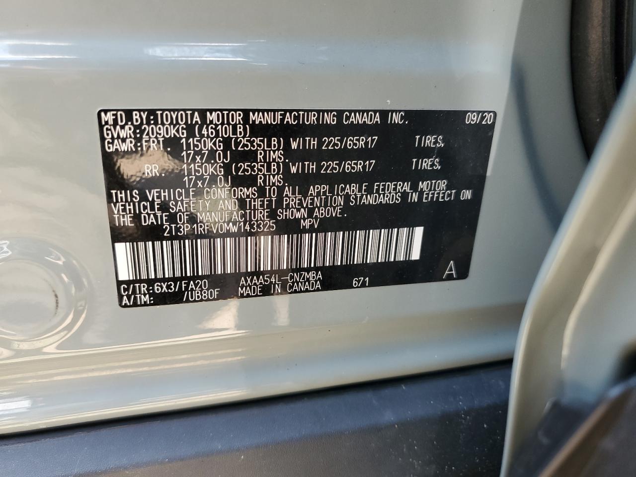 2021 TOYOTA RAV4