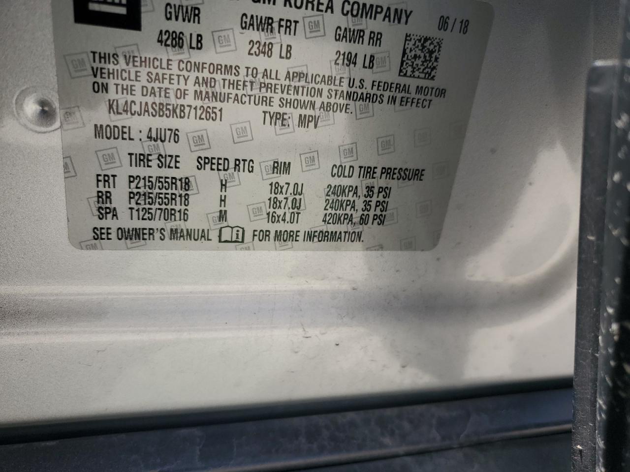 2019 BUICK ENCORE