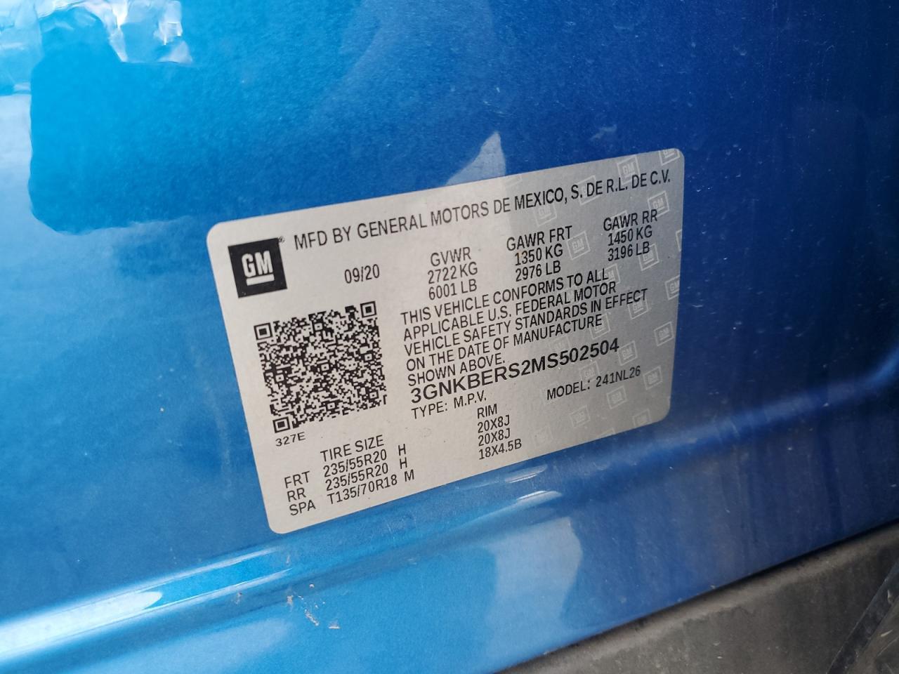 2021 CHEVROLET BLAZER