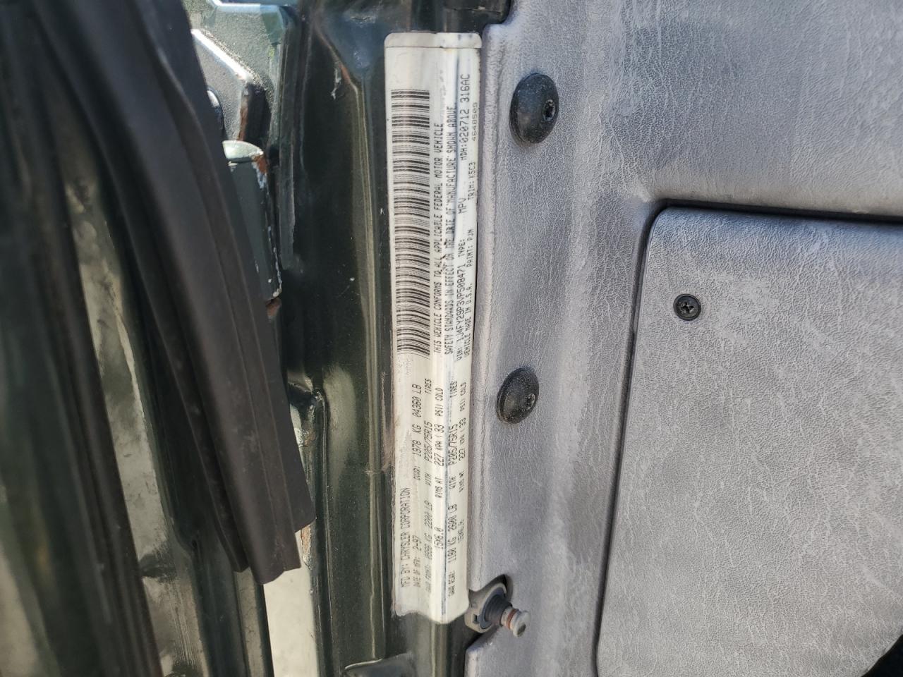 1997 JEEP WRANGLER