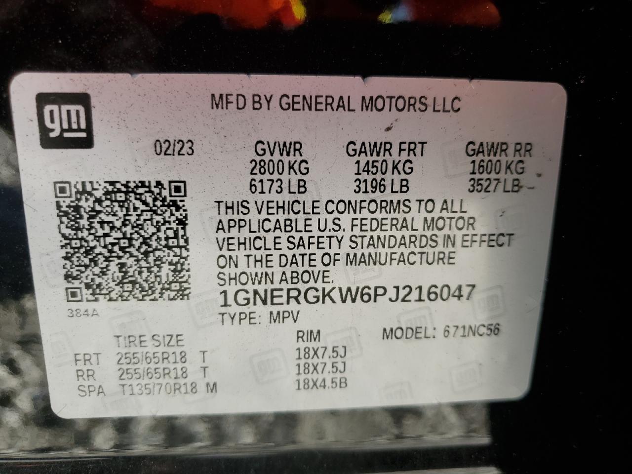 2023 CHEVROLET TRAVERSE