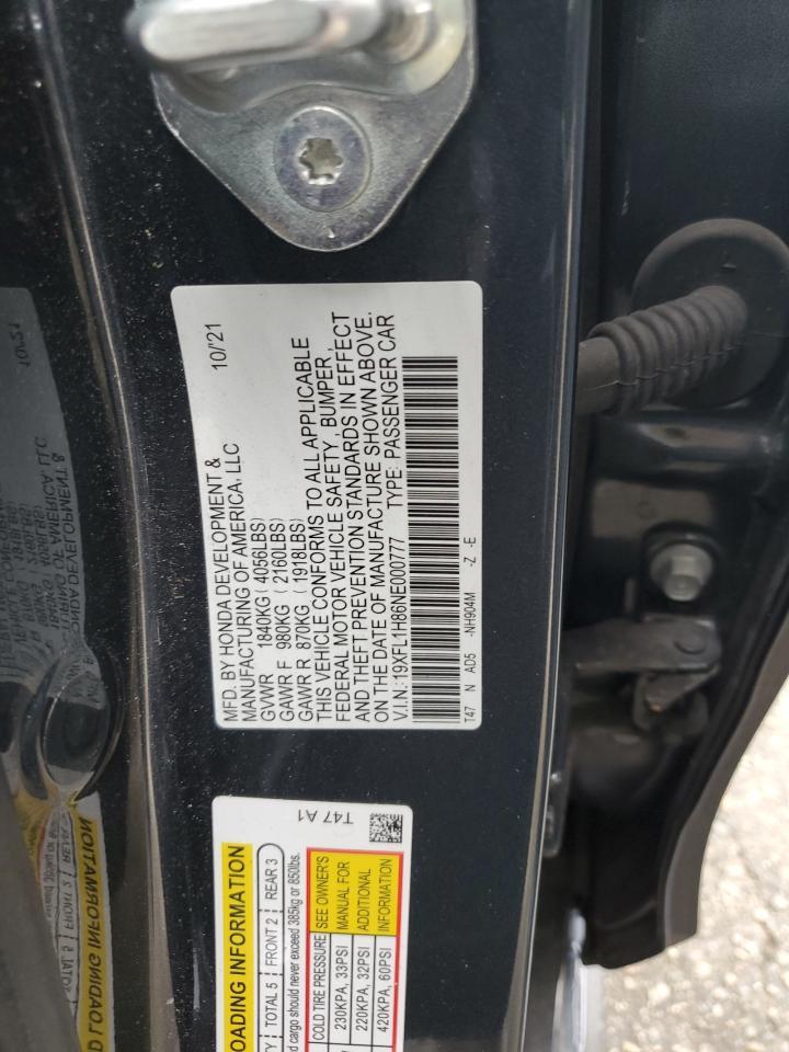 2022 HONDA CIVIC