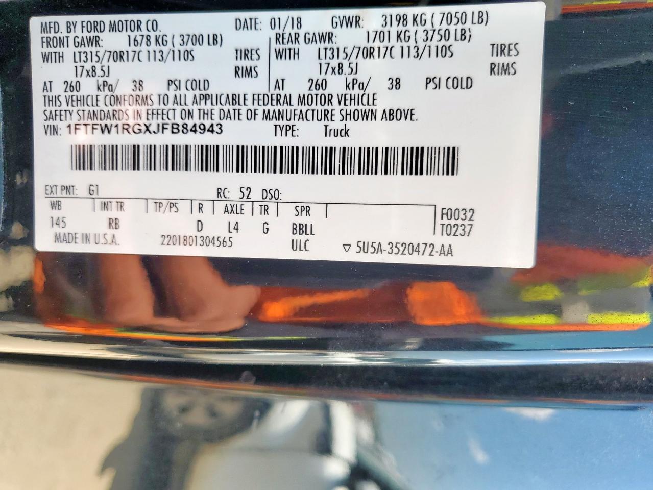 2018 FORD F-150