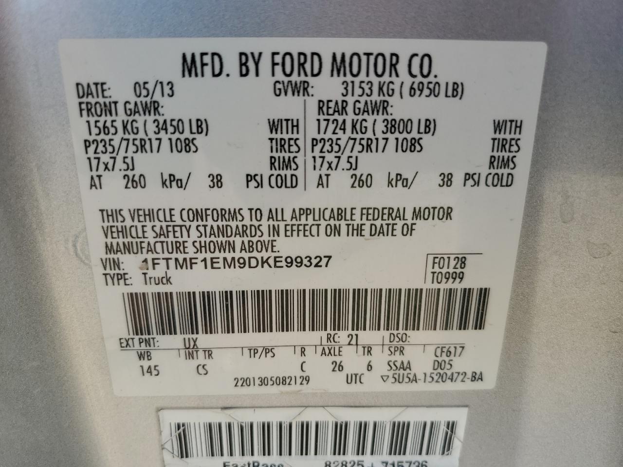 2013 FORD F-150 Lightning
