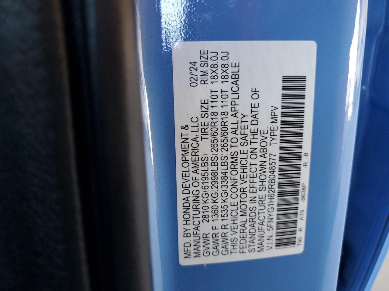 2024 HONDA PILOT